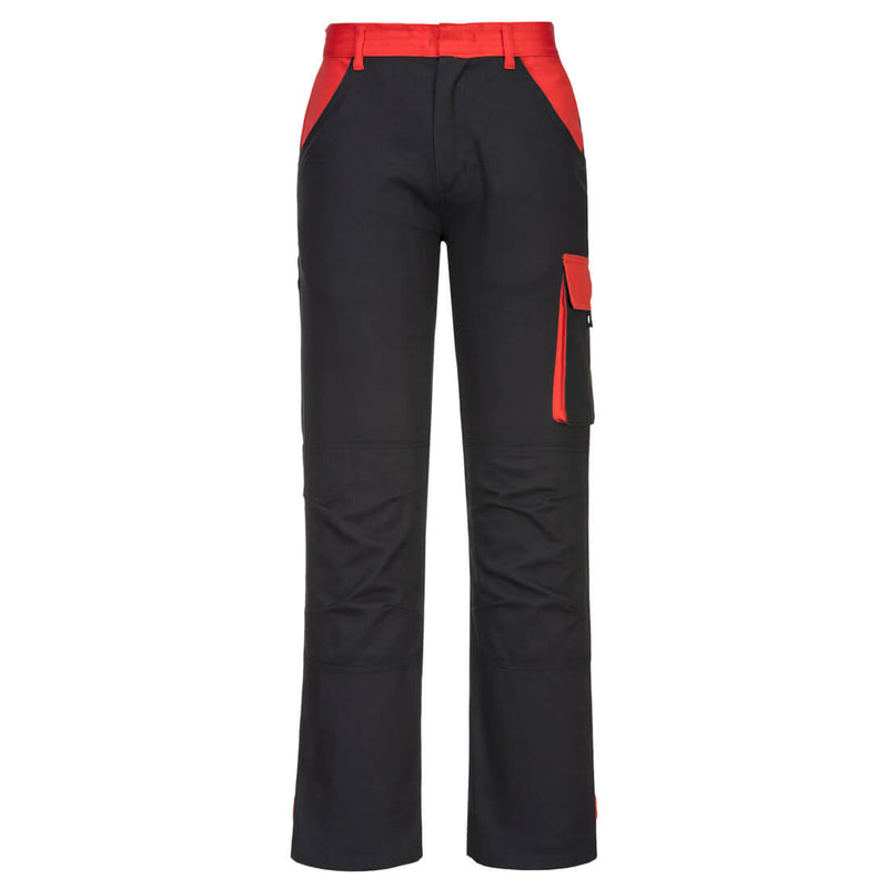 Portwest Poznan Cotton Trouser in black,  .