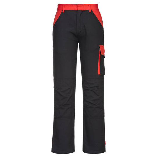 Portwest Poznan Cotton Trouser in black,  .