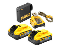 DEWALT USB-C POWERSTACK Starter Kit 18V 2 x 5.0Ah Li-ion