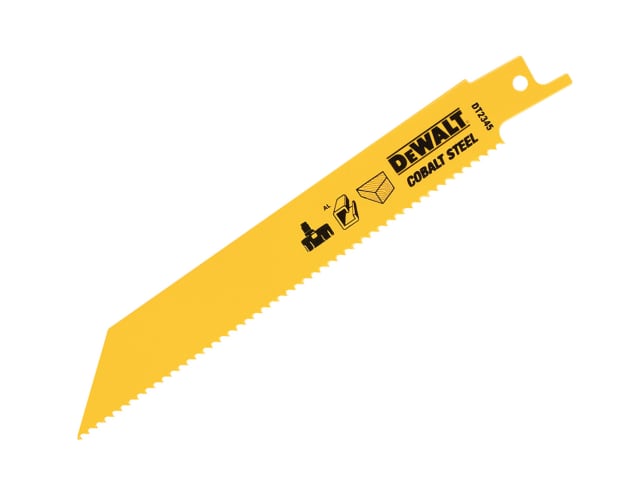 DEWALT Bi-Metal General Purpose Reciprocating Blade 152mm x 10 TPI (Pack 5)