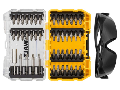 DEWALT DT70703 Screwdriving Set, 47 Piece + Safety Glasses