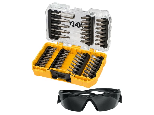 DEWALT DT70703 Screwdriving Set, 47 Piece + Safety Glasses