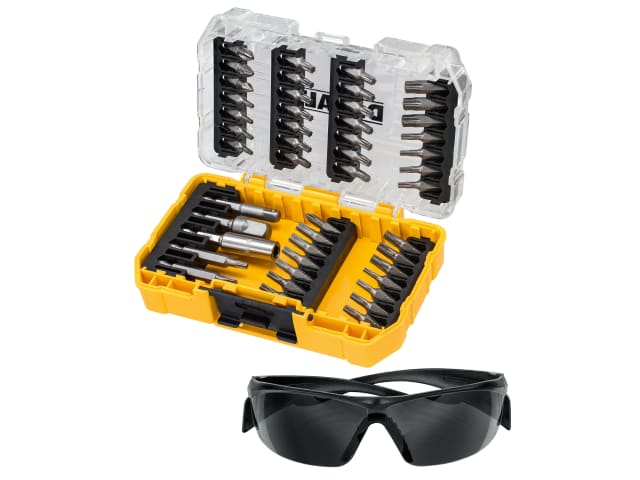 DEWALT DT70704 Screwdriving Set, 47 Piece + Safety Glasses