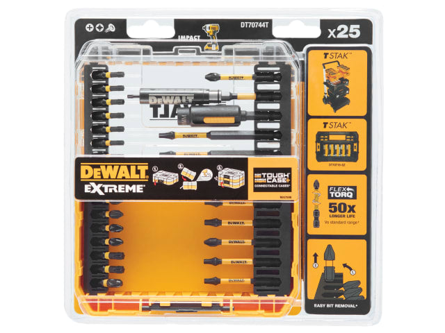 DEWALT DT70744T FLEXTORQ Screwdriving Set, 25 Piece