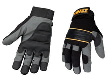 DEWALT Power Tool Gel Gloves Black/Grey - Large