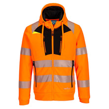 Portwest DX477 - DX4 Hi-Vis Funnel Neck Zipped Sweatshirt