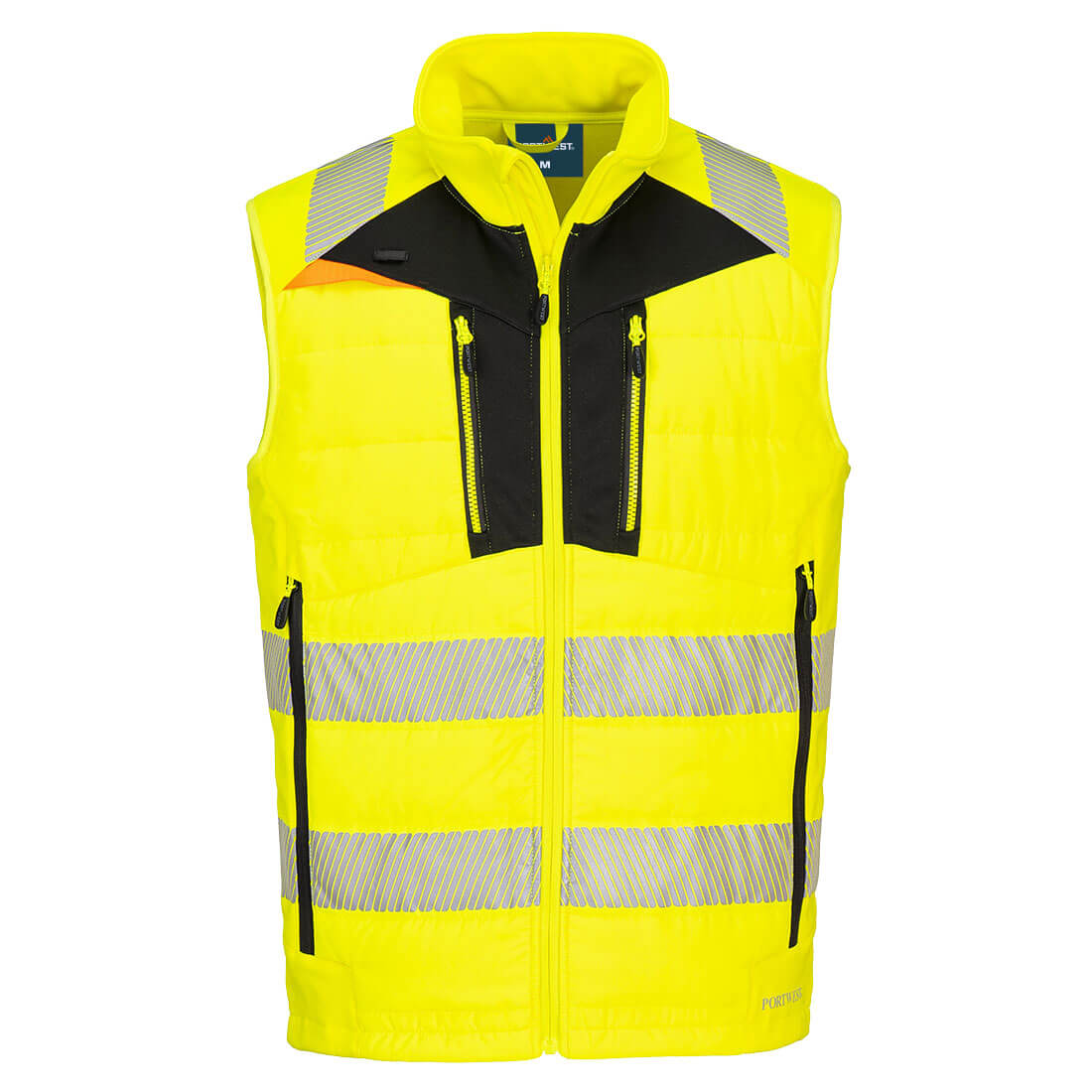 Portwest DX4 Hi-Vis Softshell Bodywarmer