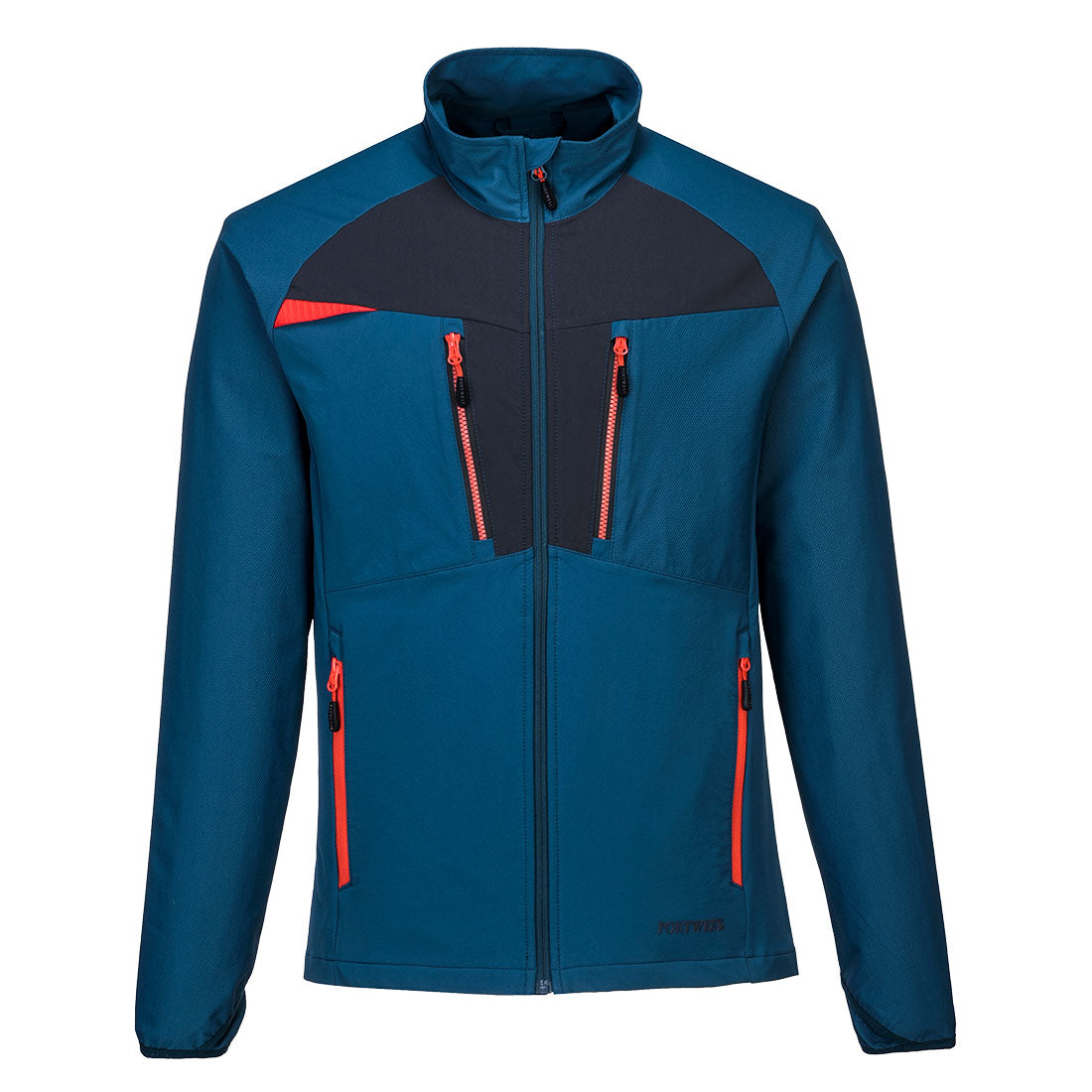 Maroon Portwest DX4 Zip Base Layer a warm and flexible layering option.