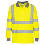 Portwest Eco Hi-Vis Polo Shirt L/S (6 Pack) - thumbnail 2