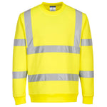 Portwest Eco Hi-Vis Sweatshirt - Orange/Yellow - thumbnail 2