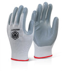 Beeswift Nitrile Foam Poly Gloves
