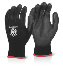 Beeswift PU Coated Gloves - Black