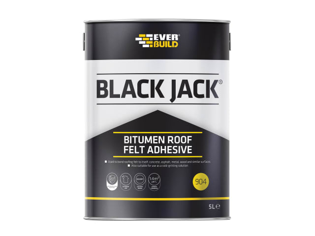 Everbuild Black Jack 904 Bitumen Roof Felt Adhesive
