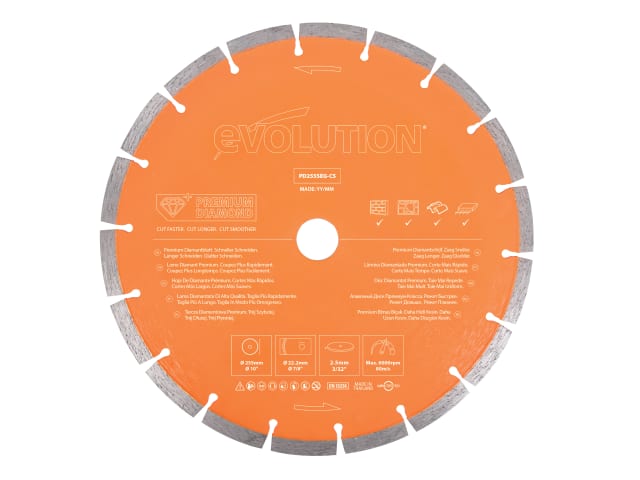 Evolution Premium Diamond Disc Cutter Blade