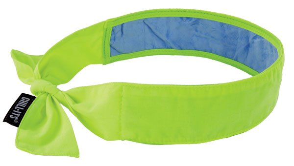 Ergodyne Evaporative Cooling Bandana Blue