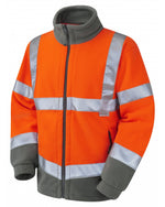 Leo Workwear Hartland Iso 20471 Cl 3 Fleece Jacket - thumbnail 1