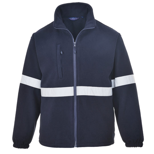 Navy blue Portwest Iona Lite Fleece a lightweight and comfortable layering piece.