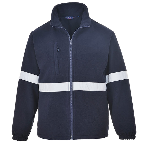 Navy blue Portwest Iona Lite Fleece a lightweight and comfortable layering piece.