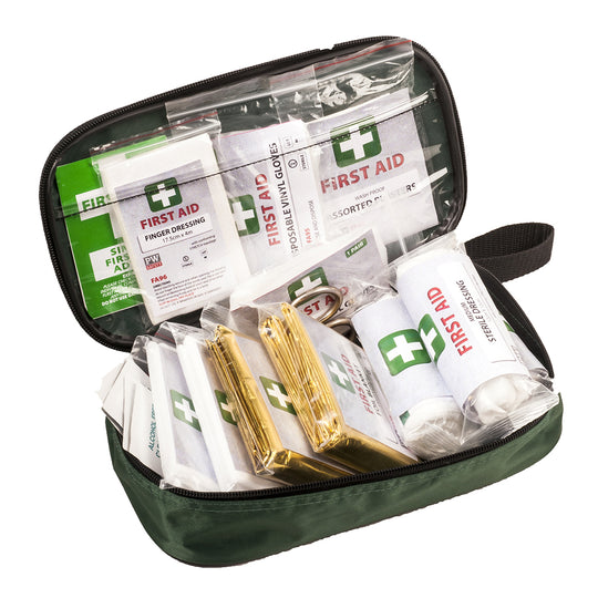 Portwest FA23 comprehensive vehicle first aid kit for up to 16 people.