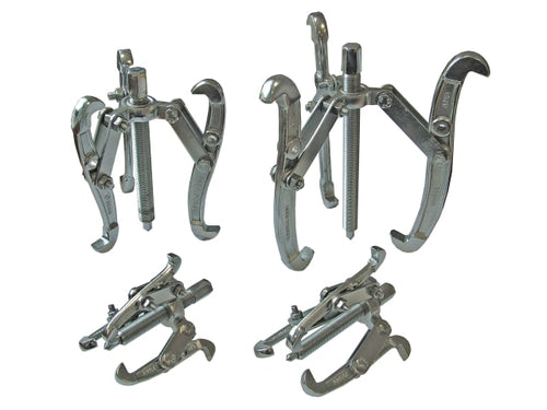 Faithfull Bearing Puller Set, 4 Piece 75 100 150 & 200mm