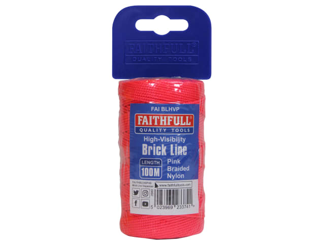 Faithfull Hi-Vis Nylon Brick Line