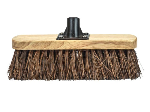 Faithfull Bassine Varnished Broom Head 300mm (12in) Threaded Socket