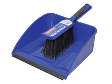 Faithfull Large Plastic Dustpan & Brush Set