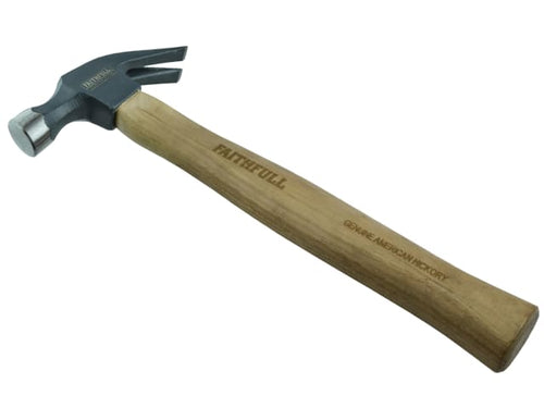 Faithfull Claw Hammer, Hickory Handle