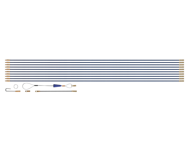 Faithfull 10m Cable Rod Set,15 Piece