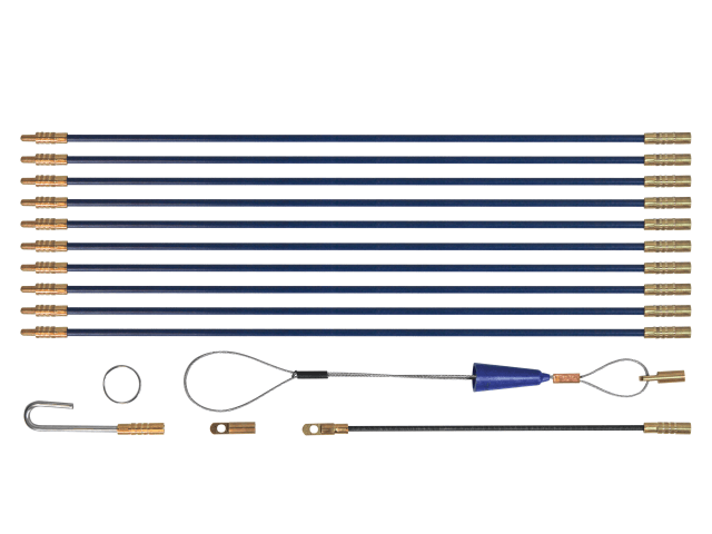 Faithfull 3.3m Cable Rod Set,15 Piece