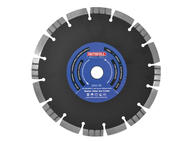 Faithfull Multi Cut Diamond Blade