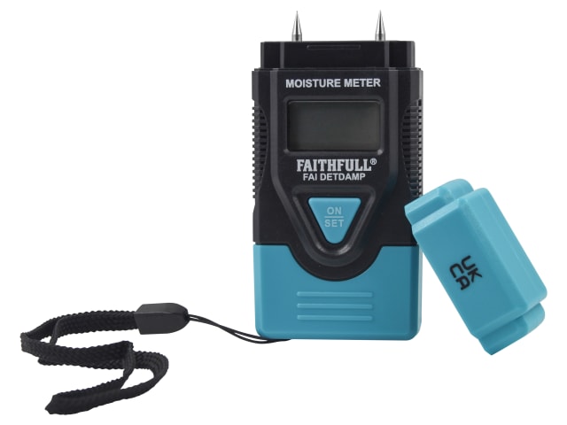 Faithfull Damp & Moisture Meter LCD Display