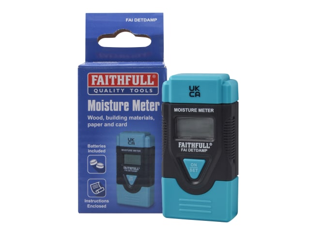 Faithfull Damp & Moisture Meter LCD Display