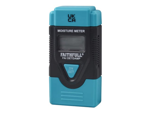 Faithfull Damp & Moisture Meter LCD Display