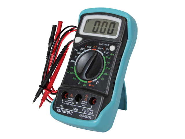 Faithfull Multimeter LCD Display