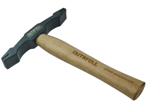 Faithfull Double Scutch Hammer Hickory Handle