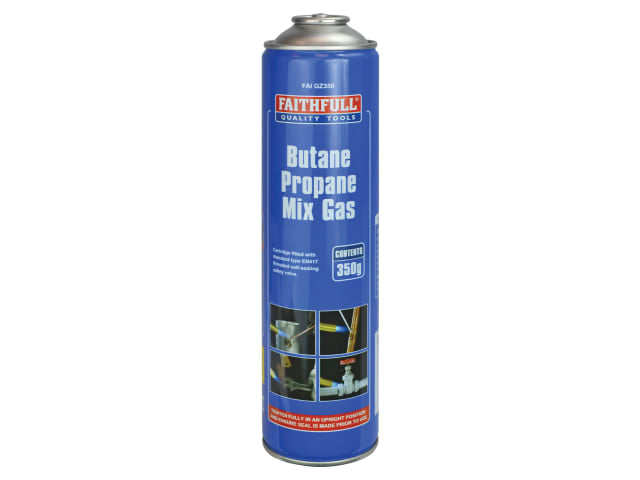 Faithfull Butane Propane Mix Gas Cartridge