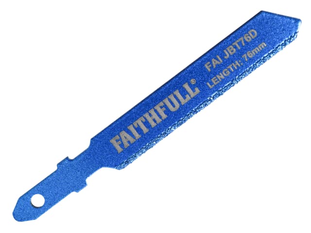 Faithfull Jigsaw Blade Diamond Grit 76mm