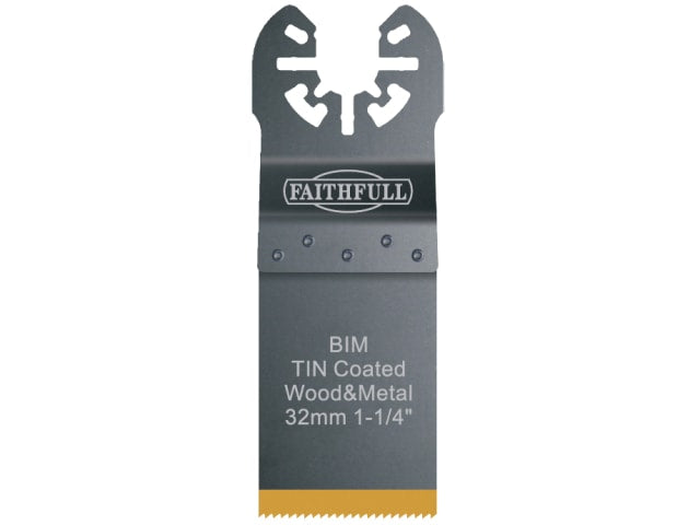 Faithfull Bi-Metal Flush Cut TiN Coated Blades