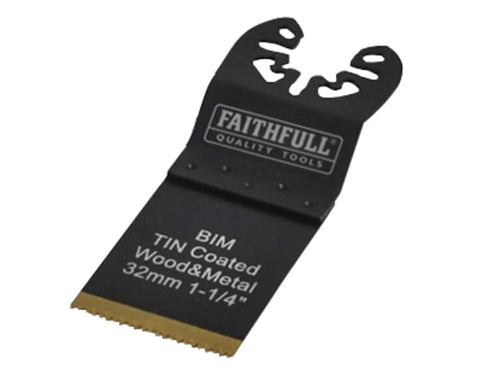 Faithfull Bi-Metal Flush Cut TiN Coated Blades