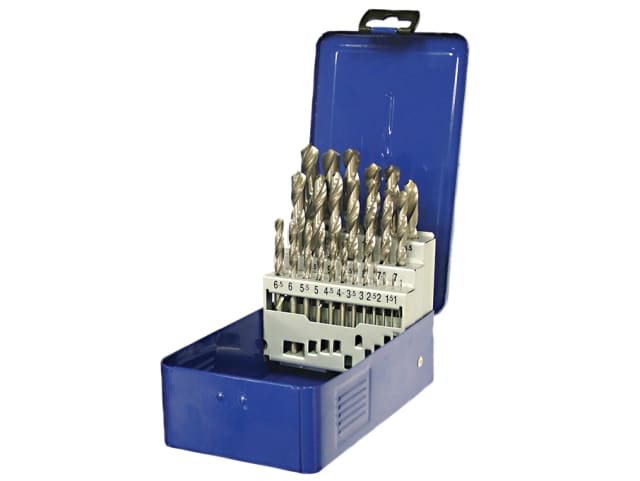 Faithfull HSS PRO Drill Sets in Metal Case