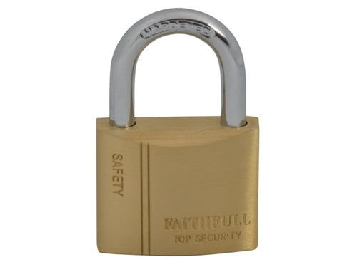 Faithfull Brass Padlock