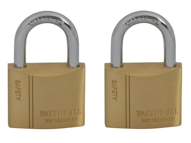 Faithfull Brass Padlock