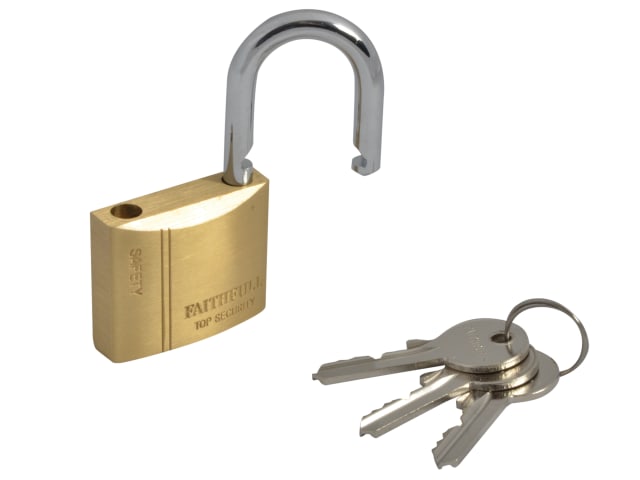 Faithfull Brass Padlock