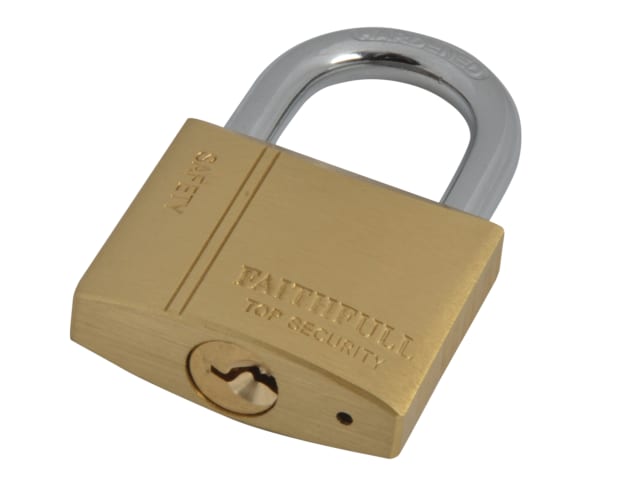 Faithfull Brass Padlock