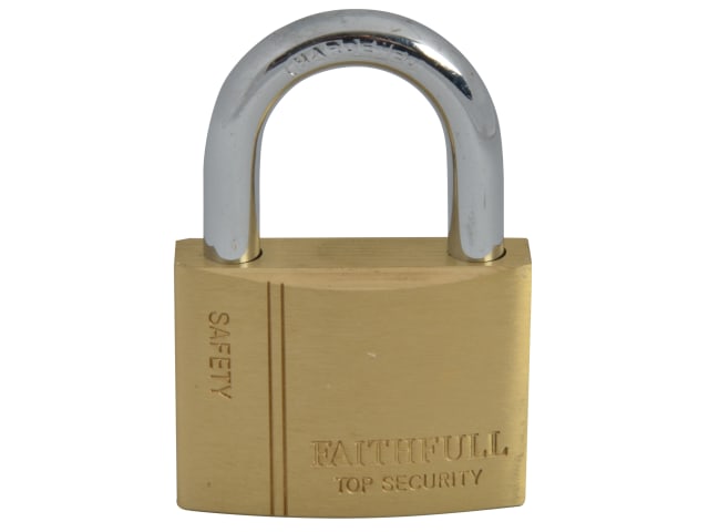 Faithfull Brass Padlock