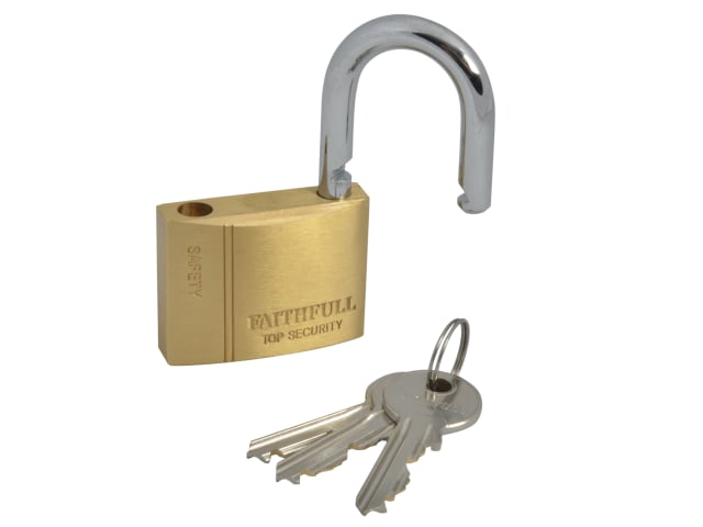 Faithfull Brass Padlock