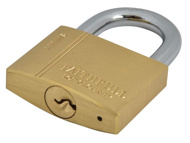 Faithfull Brass Padlock