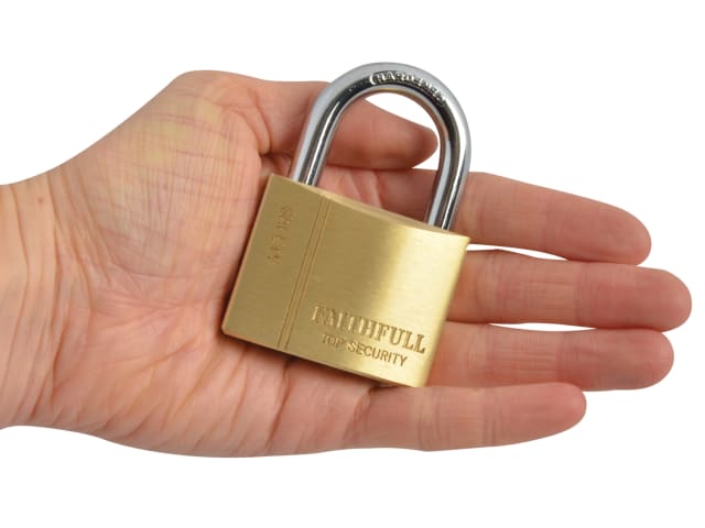 Faithfull Brass Padlock