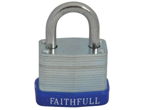 Faithfull Laminated Steel Padlock